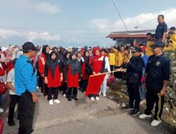 Meriahkan HUT RI ke-78,Camat Matur Ajak Peserta Jalan Santai Telusuri Kawasan Wisata