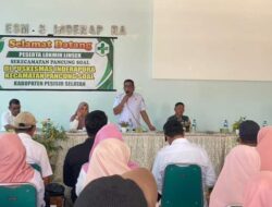 Nakes Puskesmas Inderapura Gelar Lokakarya Mini Lintas Sektor Triwulan II