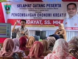 Perda Ekraf untuk Sokong Pengembangan UMKM Sumbar
