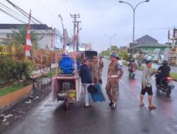 PKL di Jalan Aru Padang Kembali Ditertibkan Satpol PP