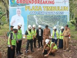 Rusma Yul Anwar Letakkan Batu Pertama Pembangunan Plaza Timbulun