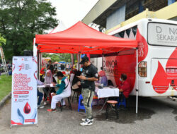 Peringati HUT ke-78 RI, Semen Padang Gelar Donor Darah di GOR H Agus Salim