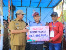 Benny Utama Buka Open Turnamen Bola Voli Galanggang Putra Cup I