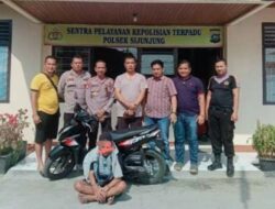 Diduga Pencuri Kotak Amal Masjid Jihad Sungai Lasi Ditangkap