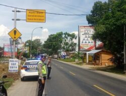 Satlantas Polres Sijunjung Intensifkan Patroli di Daerah Rawan Kecelakaan