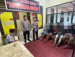 Polres Solok Amankan Diduga Pelaku Tawuran, Klewang dan Samrai Disita