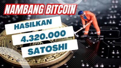 Ilustrasi nambang bitcoin
