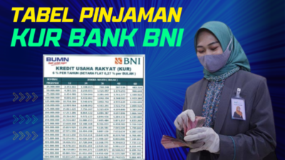 Tabel Pinjaman KUR Bank BNI Terbaru November 2023, Cek juga Syaratnya