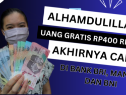 Alhamdulillah Uang Gratis Rp400 Ribu Masuk Rekening Bank BRI, Mandiri dan BNI, Bansos BPNT Cair