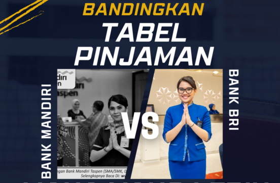 Tabel Pinjaman KUR bank BRI vs Bank Mandiri