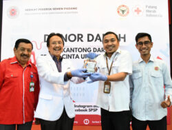 Ratusan Karyawan Semen Padang Group Antusias Ikut Donor, 349 Kantong Darah Diserahkan ke PMI