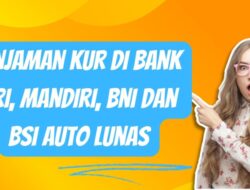 Khusus UMKM! Pinjaman KUR Auto Lunas di Bank BRI, Mandiri, BNI dan BSI JIKA…