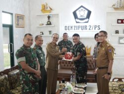 Dirgahayu Ke-57 Denzipur II Prasada Sakti, Bupati Bersama Forkopimda Limapuluh Kota dan Payakumbuh Berikan Kejutan