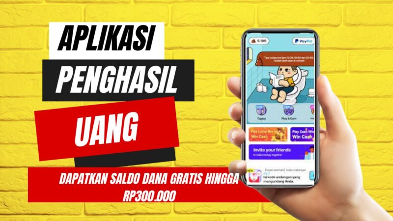 Ilustrasi aplikasi penghasil uang