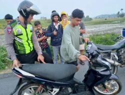 Razia Balap Liar, Sat Lantas Polres Tanah Datar Amankan 24 Sepeda Motor 