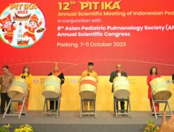 Ribuan Dokter Spesialis Anak Berkumpul di Padang, Gubernur Sampaikan Pemprov Peduli Kesehatan Anak