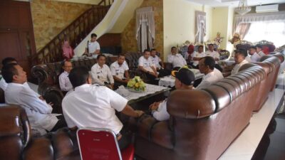 Jelang Berakhir Masa Jabatan, Genius Bertemu Lurah dan Kepala Desa