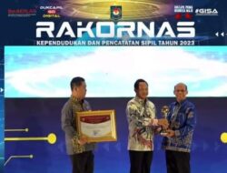 Tanah Datar Raih Penghargaan Dukcapil Prima Award 2023