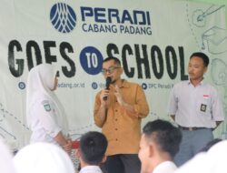 Peradi Goes to School ke-27 Gandeng Kodim 0312 Padang
