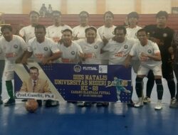 Wartawan FC Runner Up Turnamen Dies Natalis UNP