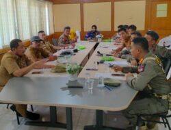 Satpol PP Padang Gelar Rapat Koordinasi Bersama Tim Gabungan, Ini yang Dibahas