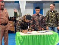 Deklarasi Kampung Pengawasan Pemilu Partisipatif di Binjai Tapan