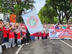 Ribuan Guru di Tanah Datar Ikuti Jalan Jantung Sehat