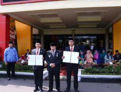 Pemkab Agam, KPU dan Bawaslu Tandatangani NPHD Anggaran Pilkada 2024
