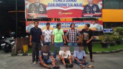 Tim Klewang Tangkap Tiga Pelaku Dugaan Pemerkosaan di Kuranji