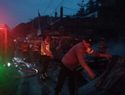 Pasar Ombilin Tanah Datar Terbakar, Lima Kedai Hangus