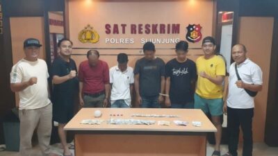Main Judi Koa, Empat Orang Ditangkap Polres Sijunjung