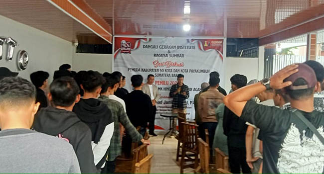 Suasana Deklarasi Ragusa Luhak Nan Bungsu di sebuah kafe di Kota Payakumbuh, Sabtu (23/12). (ist)
