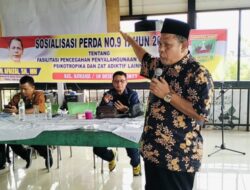 Sosialisasi Perda Narkotika, Afrizal Ingatkan Dampak Sosial Akibat Penyalahgunaan Napza