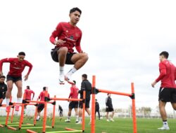 Hari Kedua,  Intensitas Tinggi di Latihan Skuad Garuda