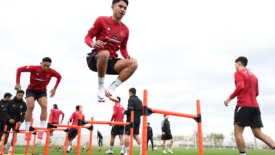 Hari Kedua,  Intensitas Tinggi di Latihan Skuad Garuda