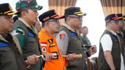 Kesiapsiagaan Bencana, Bupati Eka Putra Buka Kegiatan Apel Siaga Bencana