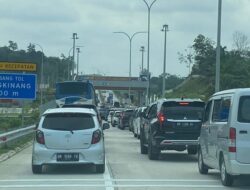 Kendaraan yang Lintasi Tol Bangkinang – XIII Koto Kampar Capai 2.724 Unit