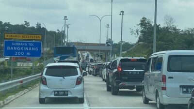 Kendaraan yang Lintasi Tol Bangkinang – XIII Koto Kampar Capai 2.724 Unit