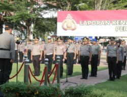Polda Sumbar Gelar Upacara Kenaikan Pangkat 257 Personel