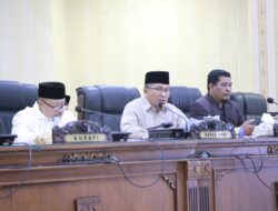 Bupati Agam Sampaikan Nota Penjelasan RPJDP 2025-2045 Di Sidang Paripurna DPRD.