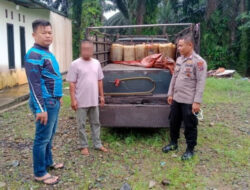 Polisi Pasbar Tangkap Pengangkutan 900 Liter Solar Pakai Tangki Siluman