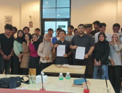 Teken MoU, Erick Hariyona Jadi Caleg DPR RI Pertama Didukung Mahasiswa Sumbar