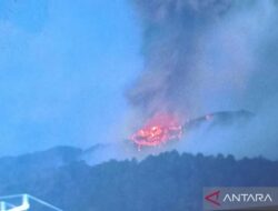 Gunung Marapi Meletus Lagi, Terdengar Suara Dentuman