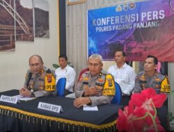 Kenaikan 42 Persen pada Kasus Tipidum, Laka Lantas Turun di Padang Panjang