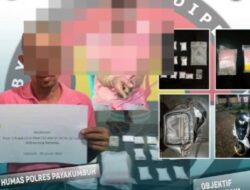 Residivis Narkoba di Payakumbuh Dua Bulan Bebas Kembali Diduga Edarkan Sabu