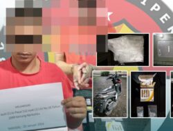 Pengedar Sabu Ditangkap Polres Payakumbuh di Konter Handphone