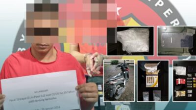 Pengedar Sabu Ditangkap Polres Payakumbuh di Konter Handphone