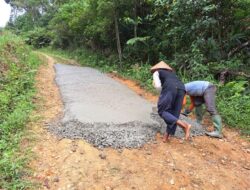 Dibantu Semen Padang, Jalan Setapak di Gaduik Ketek Kini Bisa Dilalui Kendaraan Roda Empat