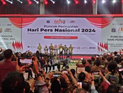 Jasman Hadiri Puncak Hari Pers Nasional 2024, Pers Adalah Teman Dalam Menjalani Roda Pemerintahan