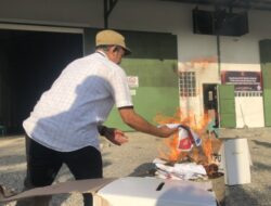 KPU Kota Padang Musnahkan 10 Ribu Lebih Surat Suara Rusak dan Berlebih